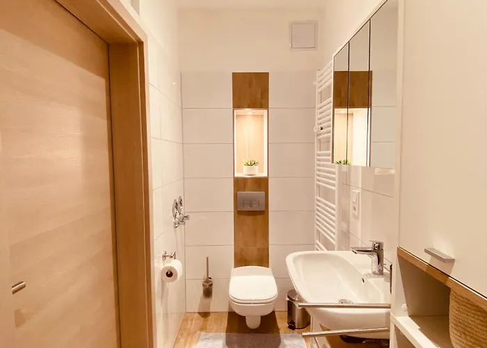 Hochwertige Mit 7qm Balkon, Netflix, Kaffeeautomat, Rainshower Bad Apartament Zwickau